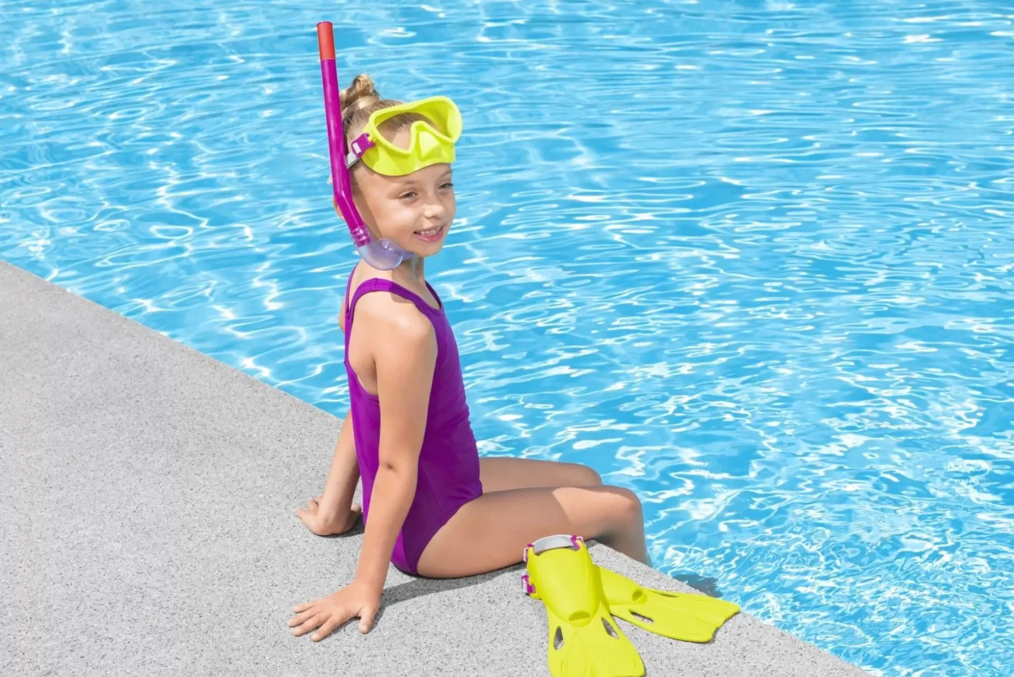 Bestway Swim Gear<® Crusader Essential Child 3+ Snorkel Set With Fins