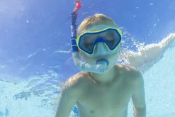 Bestway Swim Gear<® Crusader Youth Snorkel Set With Fins, Pink Ages 7+