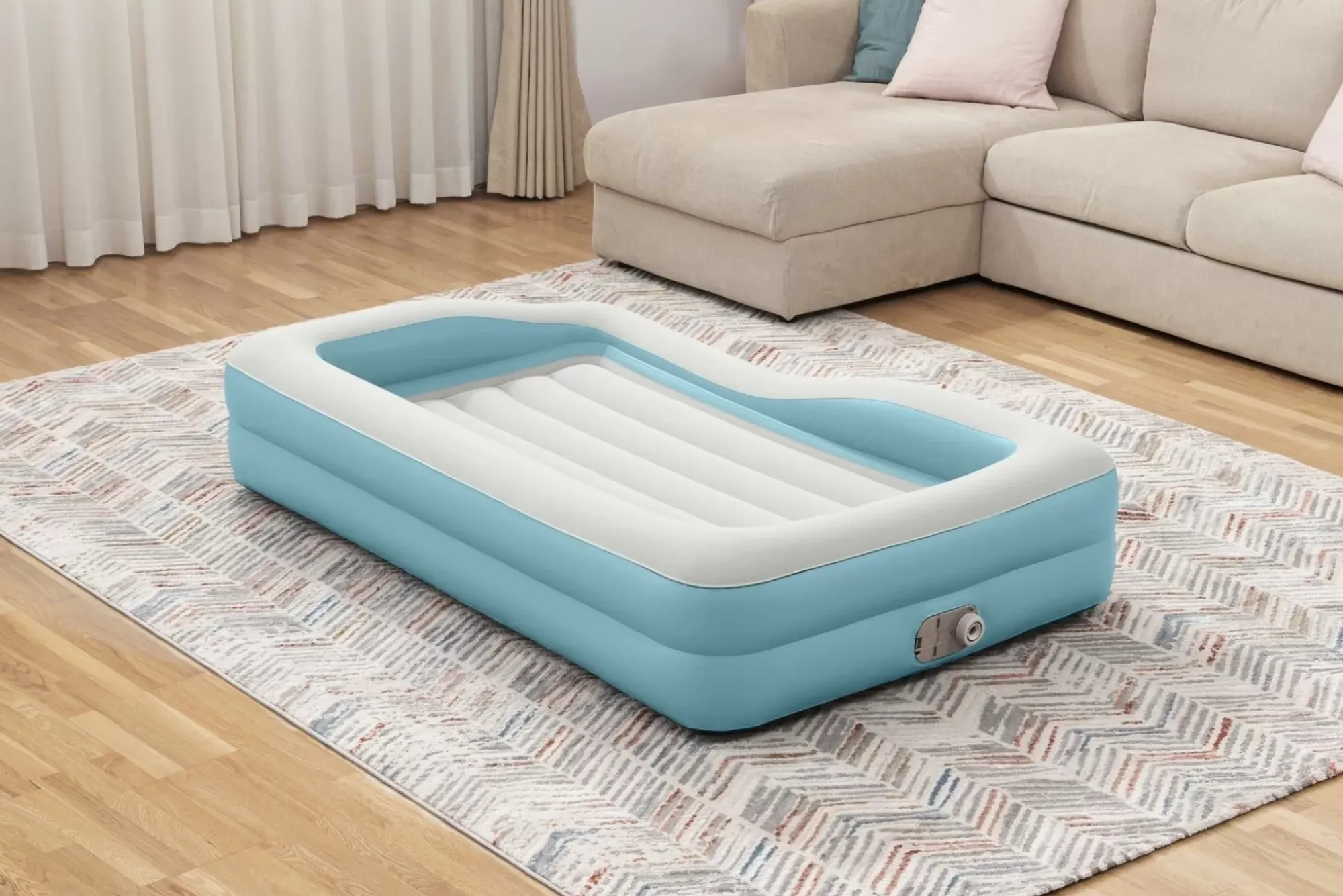 Bestway Indoor Air Mattresses< Easy-In Kids Air Mattress With Built-In Ac Pump