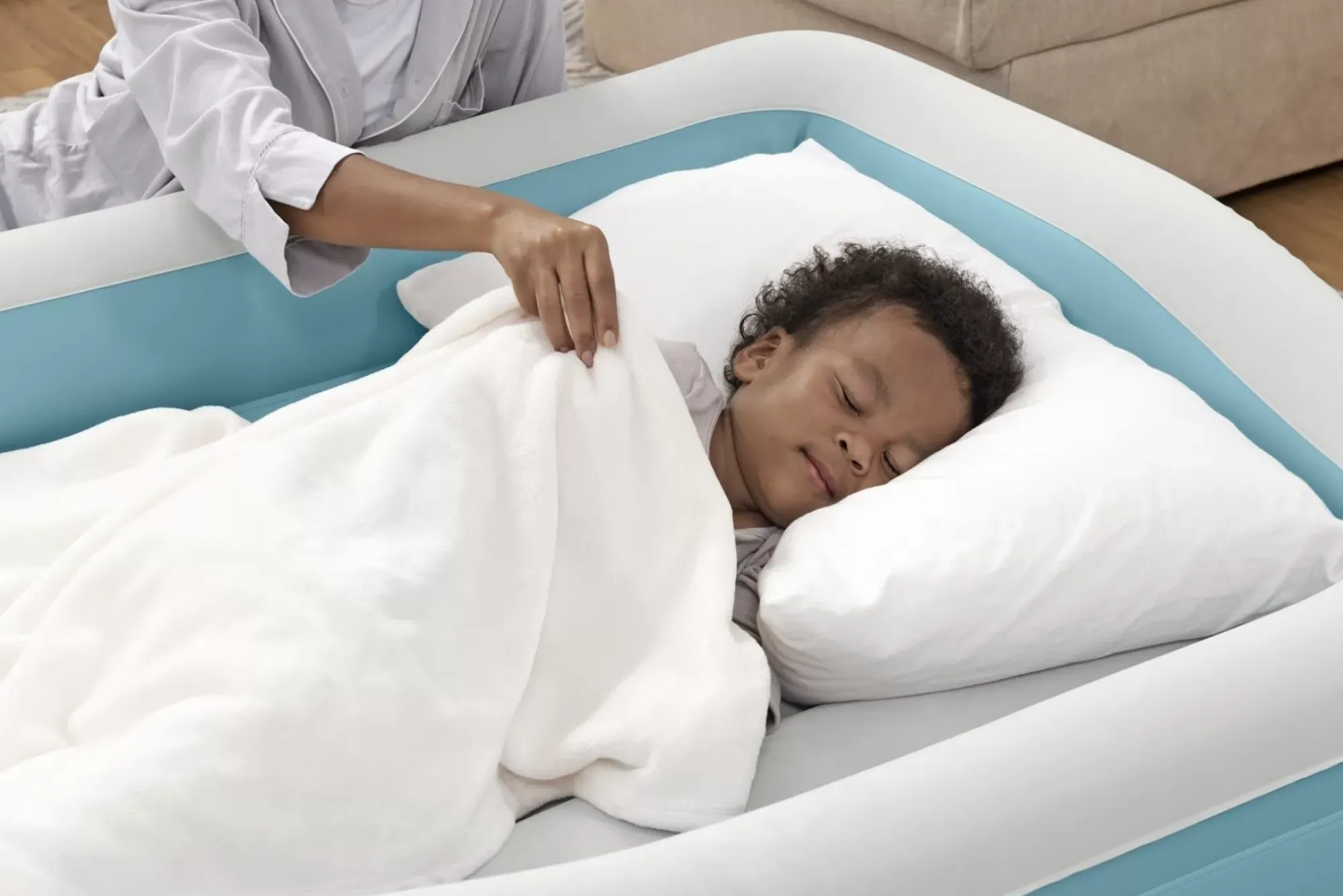 Bestway Indoor Air Mattresses< Easy-In Kids Air Mattress With Built-In Ac Pump