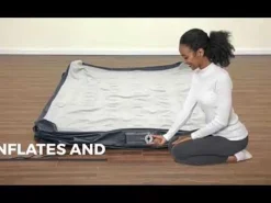 Bestway Indoor Air Mattresses< Essential Comfort Air Mattress Queen 18" With Built-In Ac Pump And Antimicrobial Coating