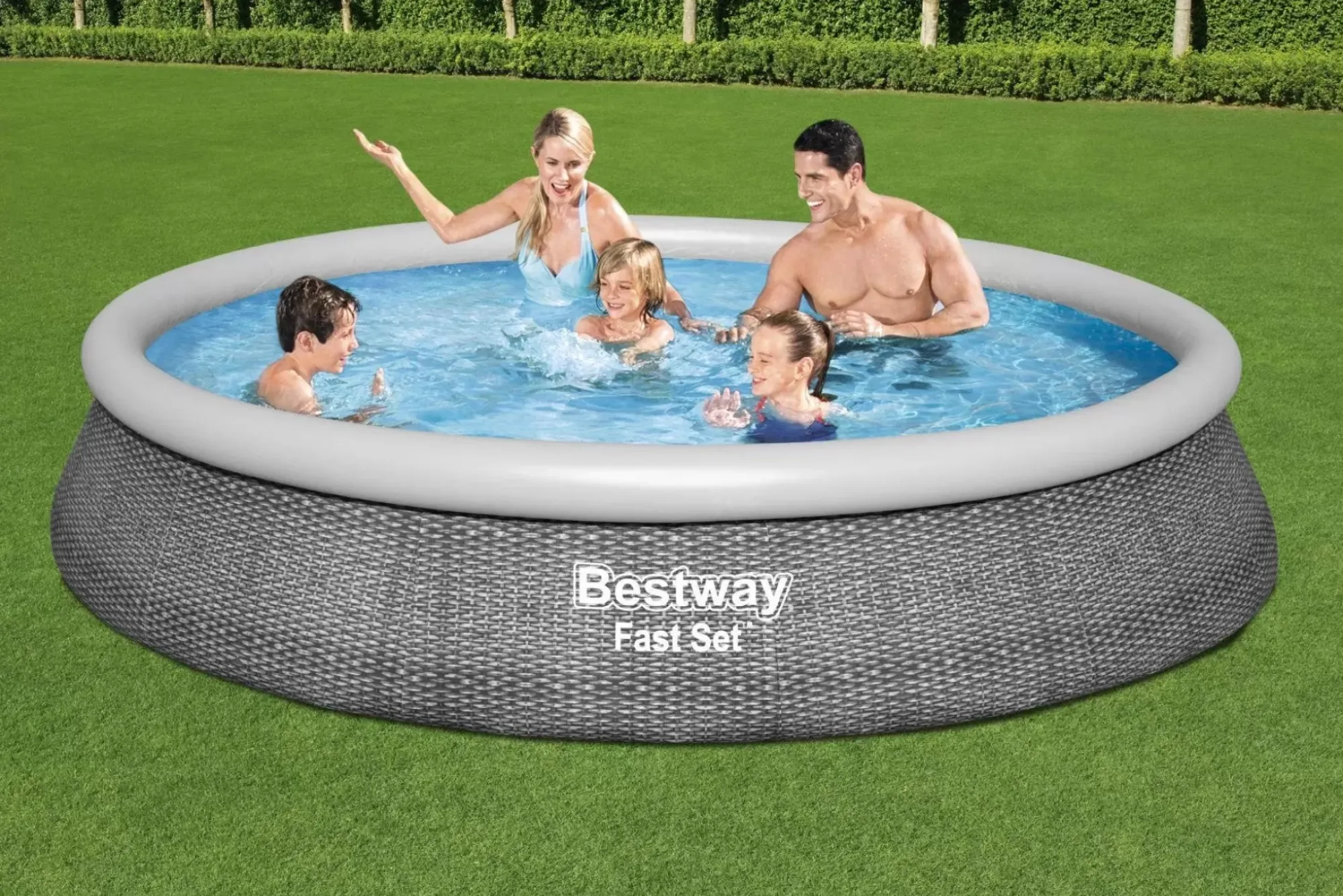 Bestway Fast Set Pools< Fast Set 13' X 33" Round Inflatable Pool Set
