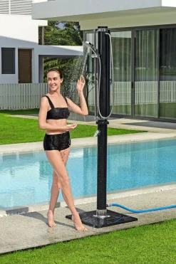 Bestway Pool Accessories< Flowclear Solarflow 5.2Gal Outdoor Shower, Black