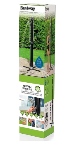 Bestway Pool Accessories< Flowclear Solarflow 5.2Gal Outdoor Shower, Black