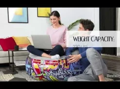 Bestway Air Chairs< Graffiti Inflate-A-Chair Inflatable Chair