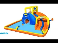 Bestway Mega Water Parks< H2Ogo! 18' Super Speedway Child Inflatable Water Park