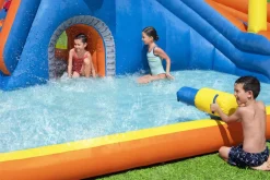 Bestway Mega Water Parks< H2Ogo! 18' Super Speedway Child Inflatable Water Park