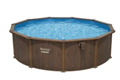 Bestway Hydrium Pools< Hydrium Steel Wall Above Ground Pool Set Round 16' X 52