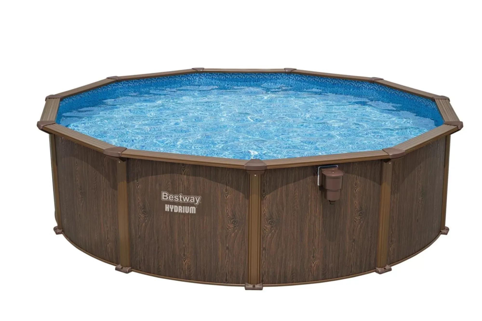 Bestway Hydrium Pools< Hydrium Steel Wall Above Ground Pool Set Round 16' X 52