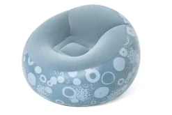 Bestway Air Chairs< Inflate-A-Chair Inflatable Chair, Gray