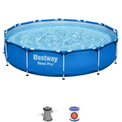 Bestway Steel Pro Pools< Steel Pro 12' X 30 Above Ground Pool Set
