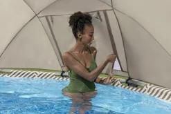 Bestway Steel Pro Max Pools< Steel Pro Max 13' X 42 Round Above Ground Pool Set With Canopy