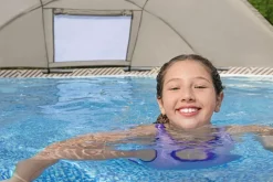 Bestway Steel Pro Max Pools< Steel Pro Max 13' X 42 Round Above Ground Pool Set With Canopy