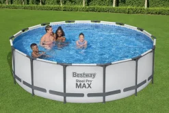 Bestway Steel Pro Max Pools< Steel Pro Max 14' X 42" Round Above Ground Pool Set