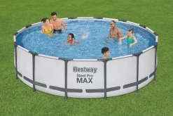 Bestway Steel Pro Max Pools< Steel Pro Max 14' X 42" Round Above Ground Pool Set