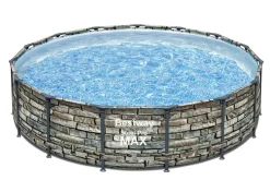 Bestway Steel Pro Max Pools< Steel Pro Max 15' X 42 Above Ground Pool Set