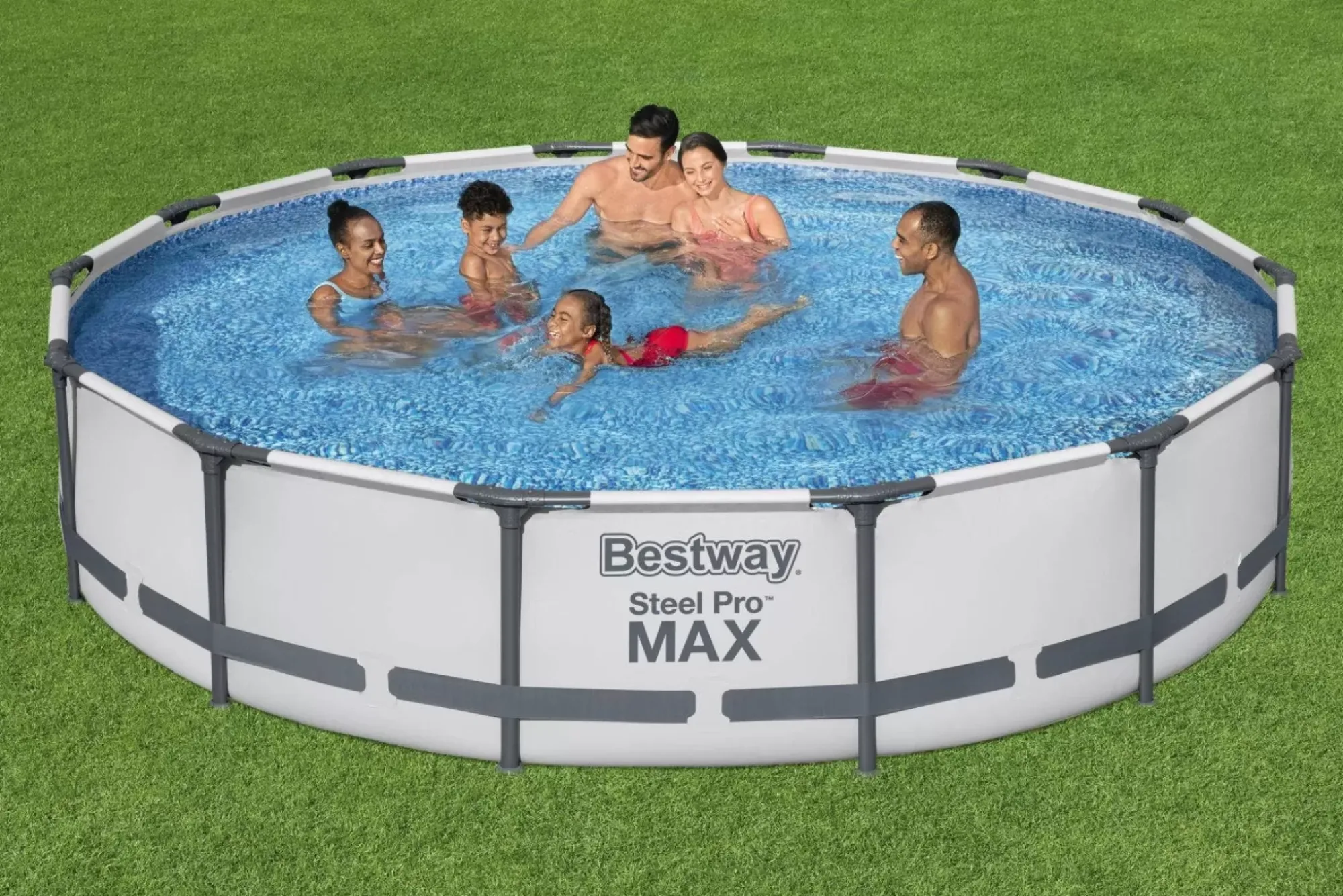 Bestway Steel Pro Max Pools< Steel Pro Max 14' X 33 Above Ground Pool Set