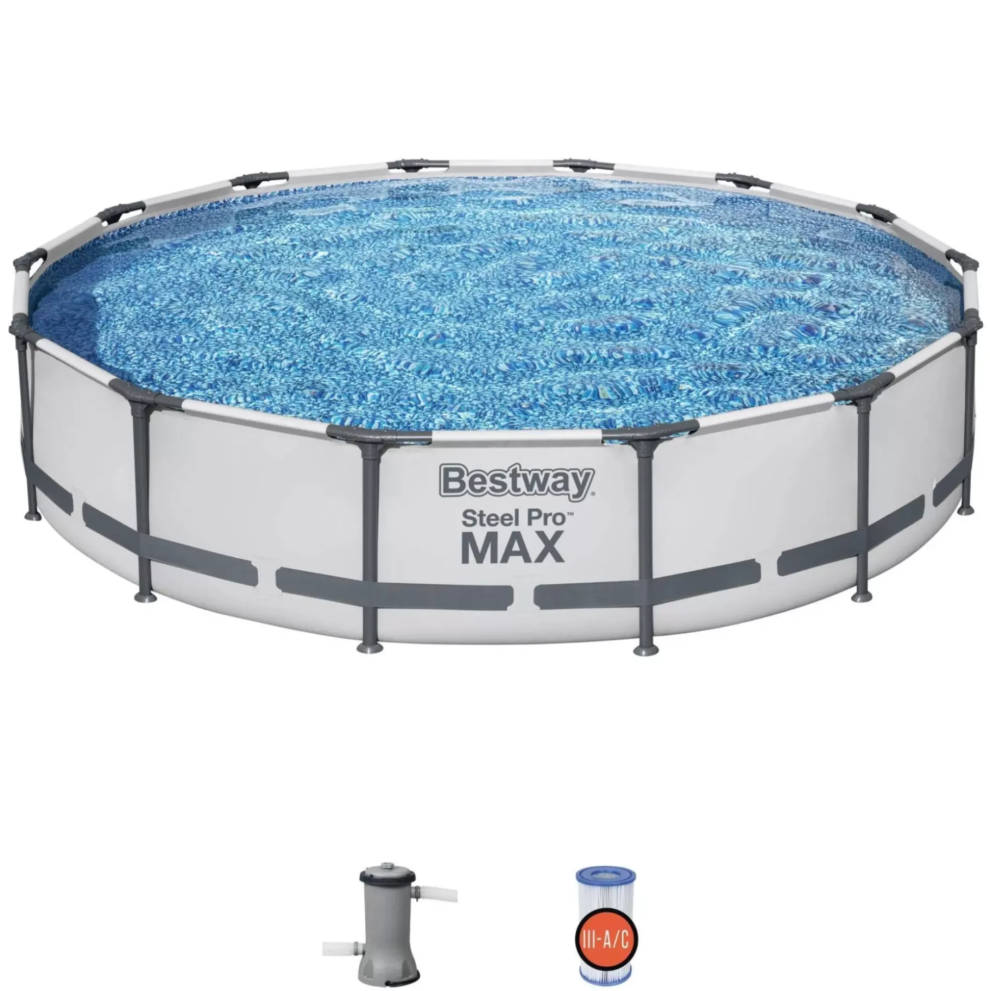Bestway Steel Pro Max Pools< Steel Pro Max 14' X 33 Above Ground Pool Set