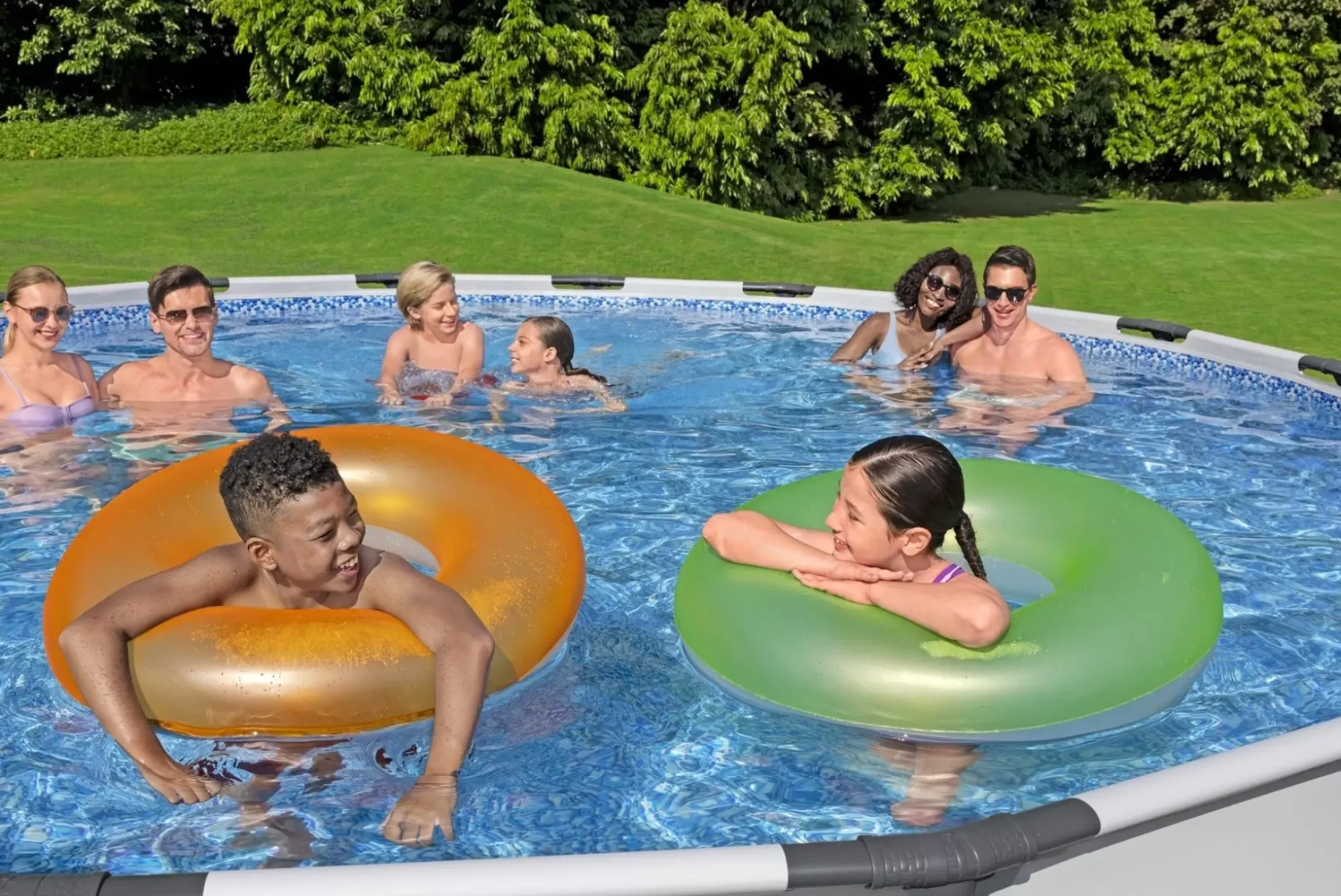 Bestway Steel Pro Max Pools< Steel Pro Max 18' X 48 Above Ground Pool Set