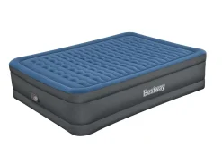 Bestway Indoor Air Mattresses< Tough Guard Air Mattress Queen 18 With Built-In Ac Pump And Antimicrobial Coating