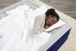 Bestway Indoor Air Mattresses< Tritech Air Mattress Full 15 With Built-In Ac Pump Included And Antimicrobial Coating