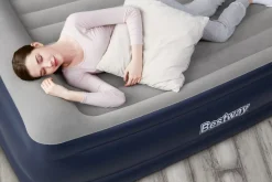 Bestway Indoor Air Mattresses< Tritech Air Mattress King 22" With Built-In Ac Pump And Antimicrobial Coating
