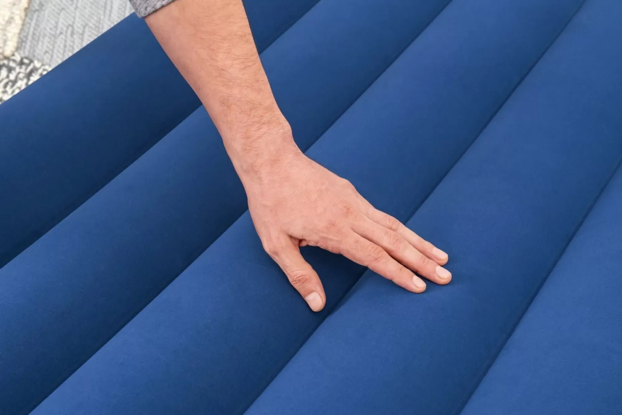 Bestway Indoor Air Mattresses< Tritech Air Mattress Full 12" With Built-In Ac Pump And Antimicrobial Coating