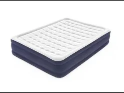Bestway Indoor Air Mattresses< Tritech Air Mattress Queen 15 With Built-In Ac Pump Included And Antimicrobial Coating