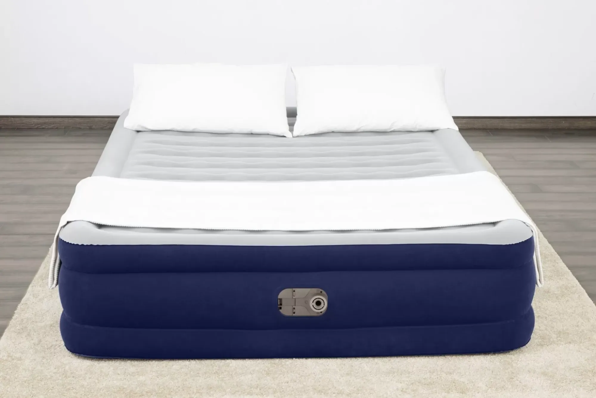 Bestway Indoor Air Mattresses< Tritech Air Mattress Queen 15 With Built-In Ac Pump Included And Antimicrobial Coating