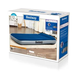 Bestway Indoor Air Mattresses< Tritech Air Mattress Twin 12" With Built-In Ac Pump And Antimicrobial Coating