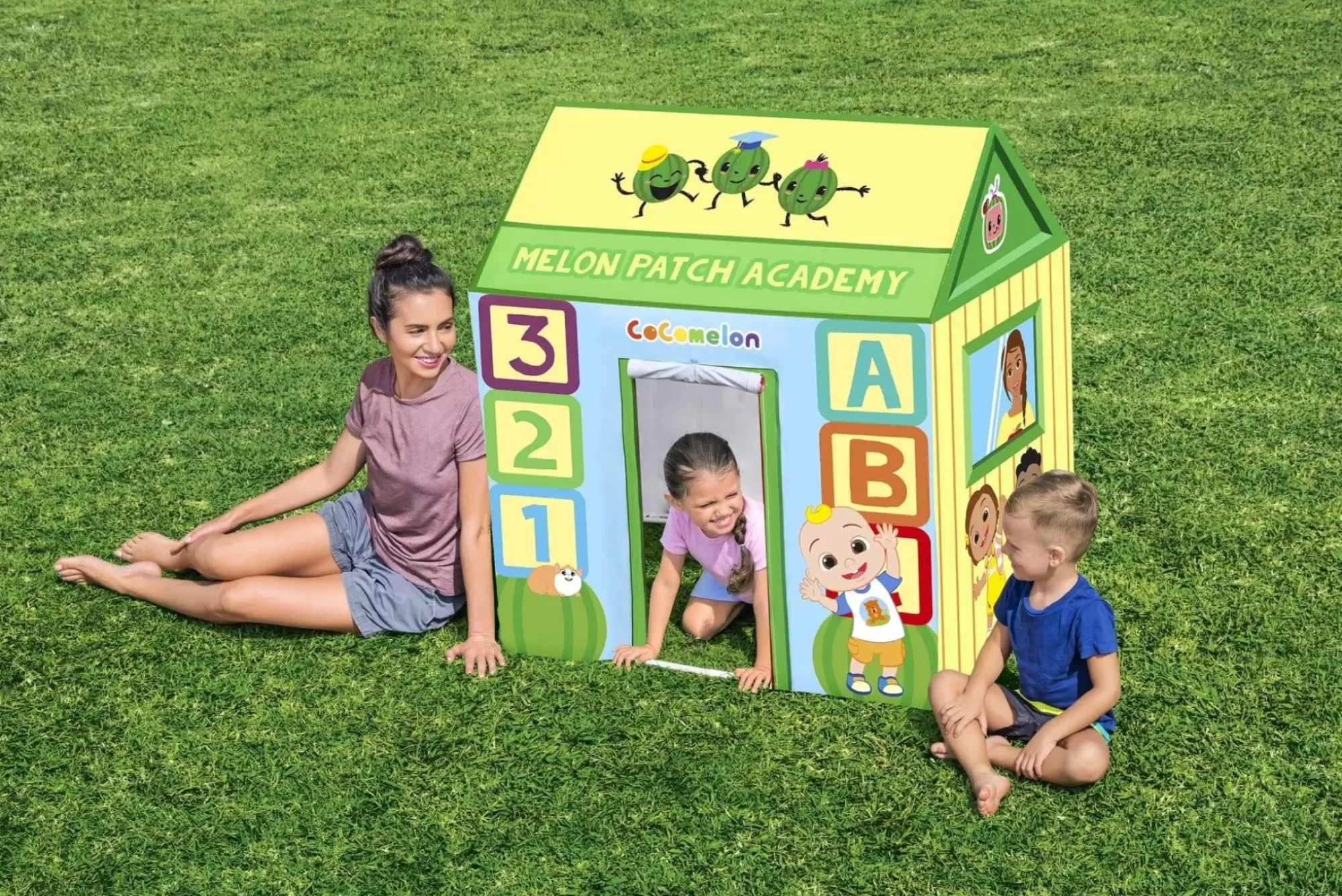 Bestway Playhouses<Cocomelon Melon Patch Academy Easy-Snap Kids Play House