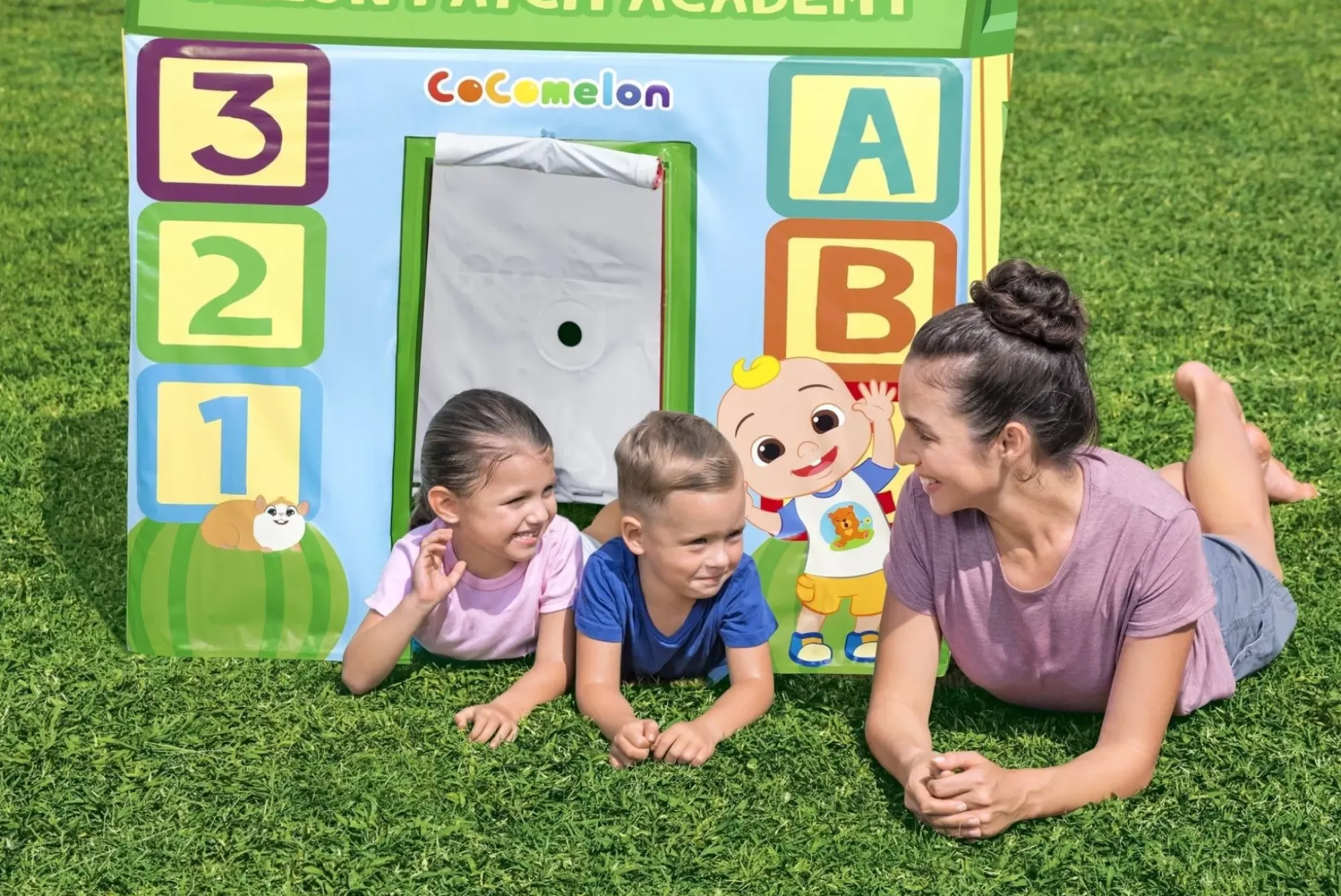 Bestway Playhouses<Cocomelon Melon Patch Academy Easy-Snap Kids Play House