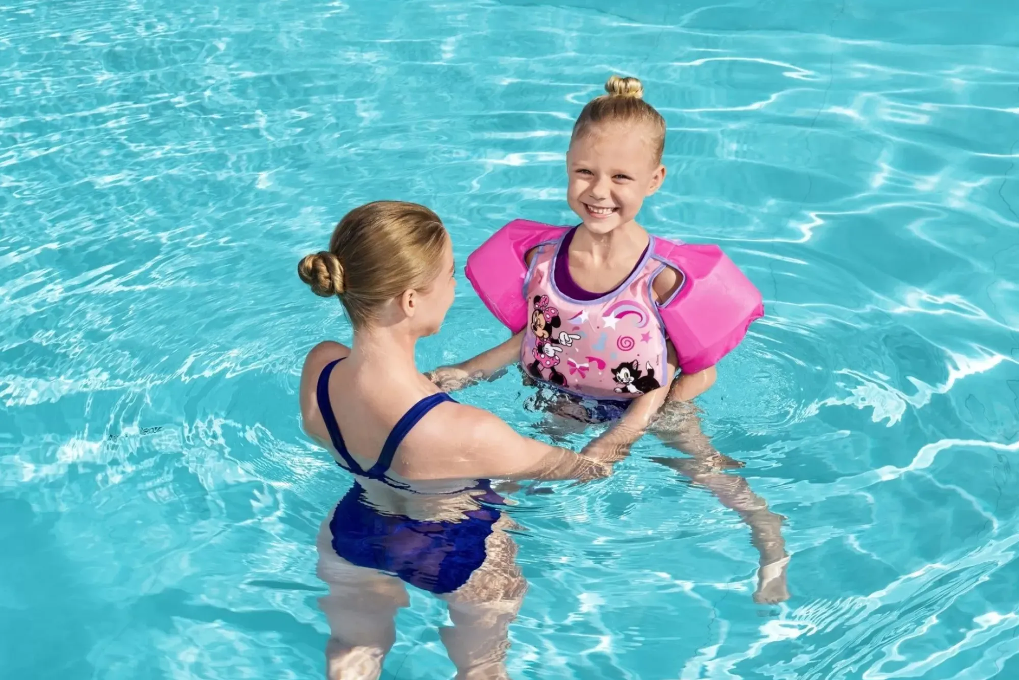 Bestway Swim Trainers<Disney Junior Minnie Mouse Pink Swim Training Vest With Armbands