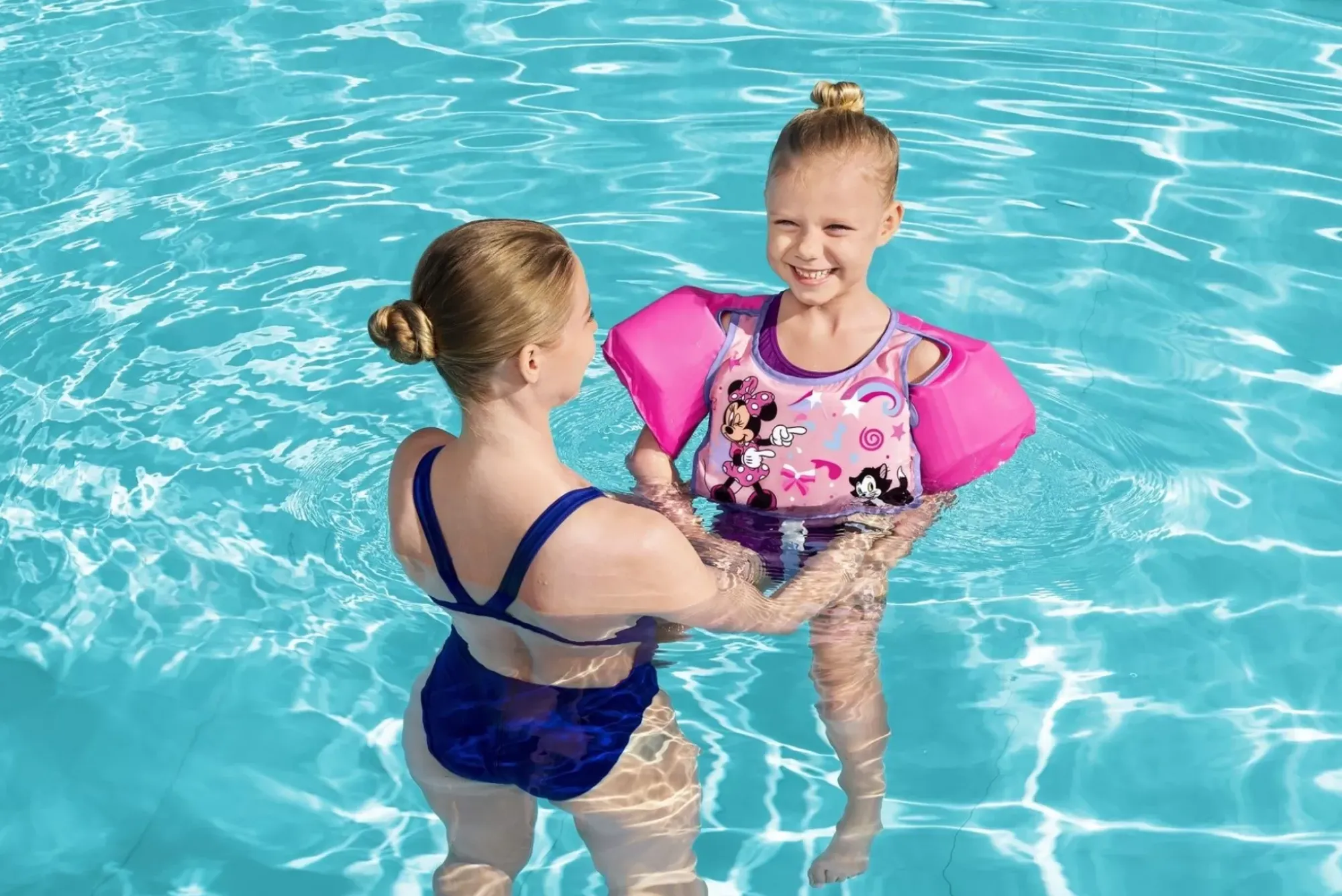 Bestway Swim Trainers<Disney Junior Minnie Mouse Pink Swim Training Vest With Armbands
