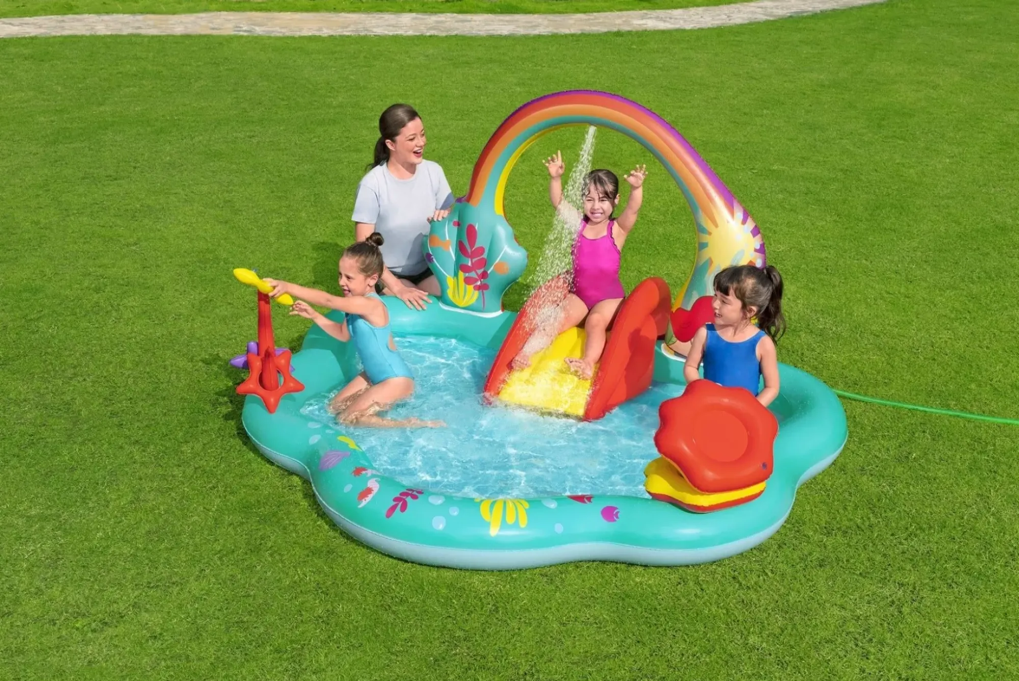 Bestway Play Centers<Disney Little Mermaid Inflatable Kids Water Play Center