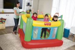 Bestway Bounce Houses<Fisher Price 69'' X 68'' X 53'' Bouncesational Indoor Bouncer With Built-In Pump