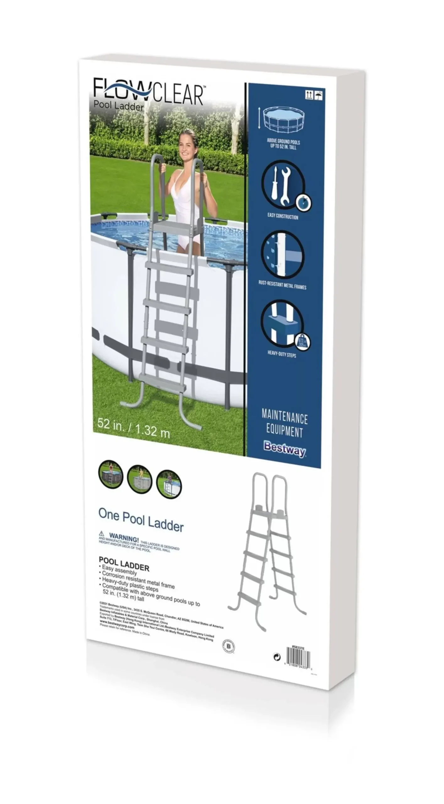 Bestway Pool Accessories<Flowclear 52 In. Pool Ladder