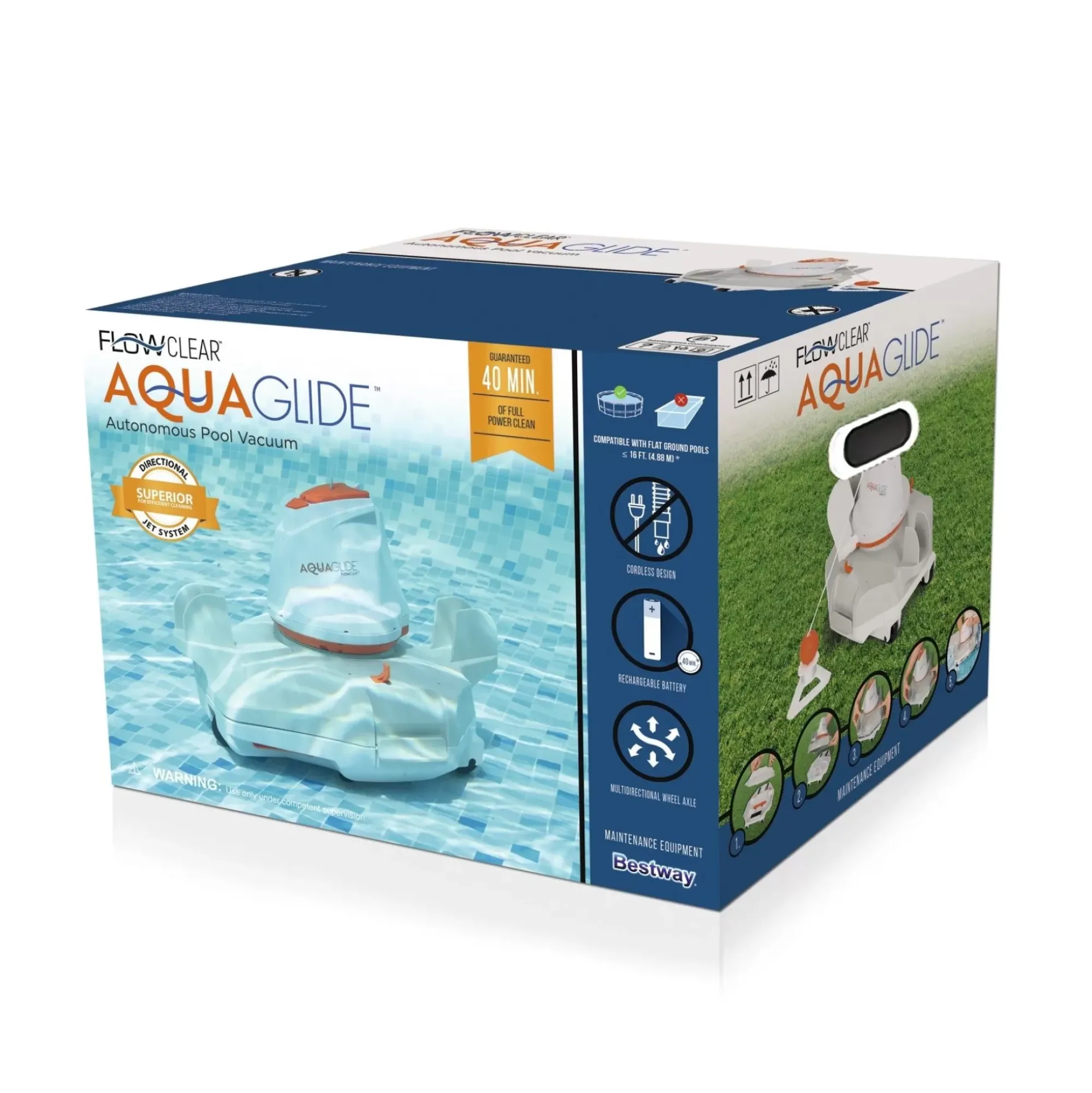 Bestway Pool Accessories<Flowclear Aquaglide Autonomous Cleaning Robot