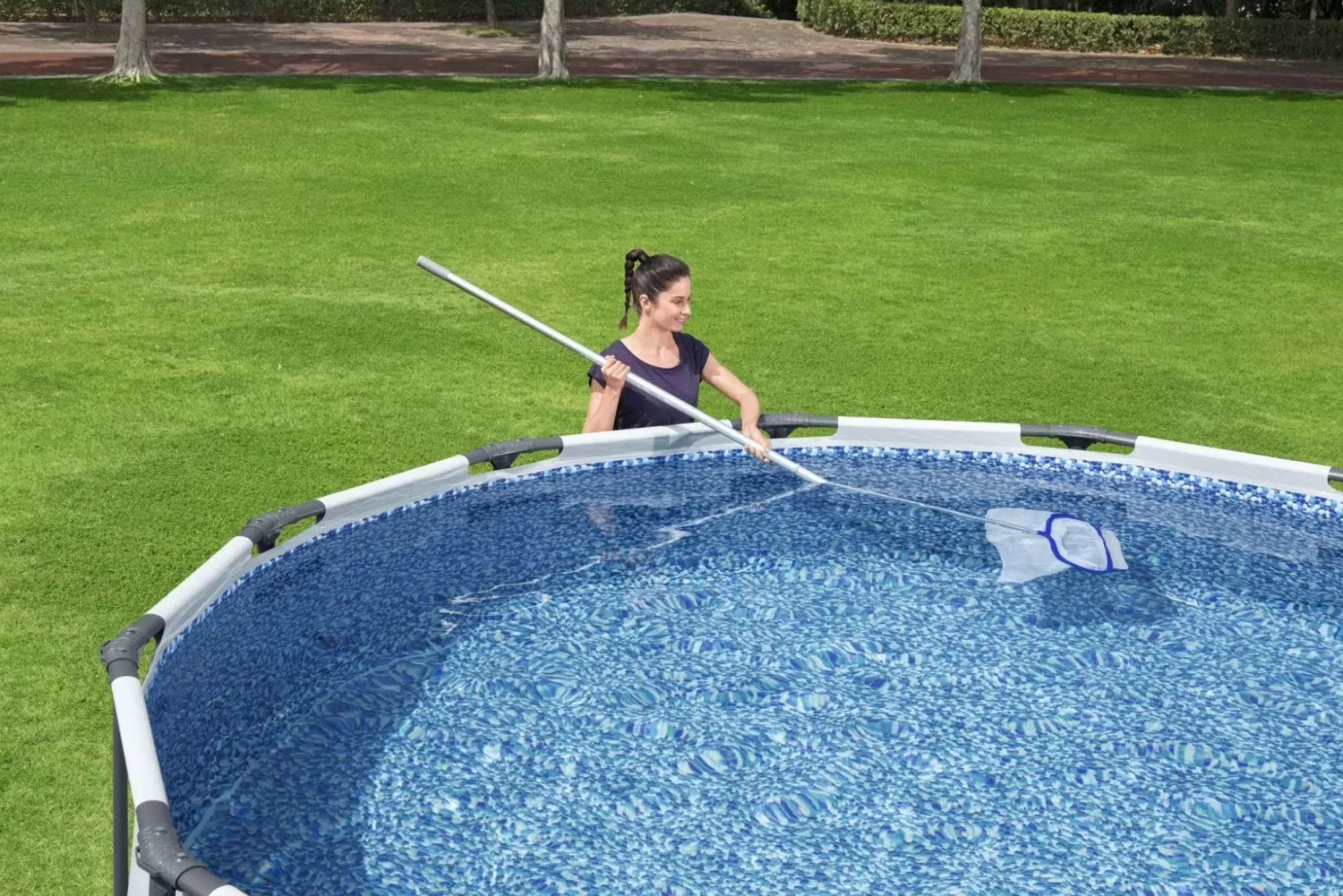 Bestway Pool Accessories<Flowclear Aquarake Deluxe Aluminum Pool Leaf Skimmer