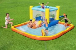 Bestway Mega Water Parks<H2Ogo! Beach Bounce Kids Inflatable Water Park 5'
