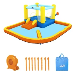 Bestway Mega Water Parks<H2Ogo! Beach Bounce Kids Inflatable Water Park 5'