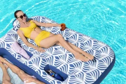 Bestway Pool Floats<H2Ogo! Comfort Plush 2-Person Double Pool Lounge Float