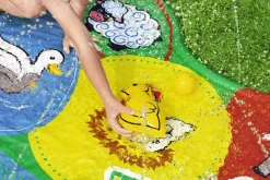 Bestway Sprinklers<H2Ogo! Lil' Barnyard Babies Toddler Multicolor Sprinkler Splash Pad 65 In. X 44 In.