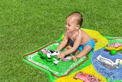 Bestway Sprinklers<H2Ogo! Lil' Barnyard Babies Toddler Multicolor Sprinkler Splash Pad 65 In. X 44 In.