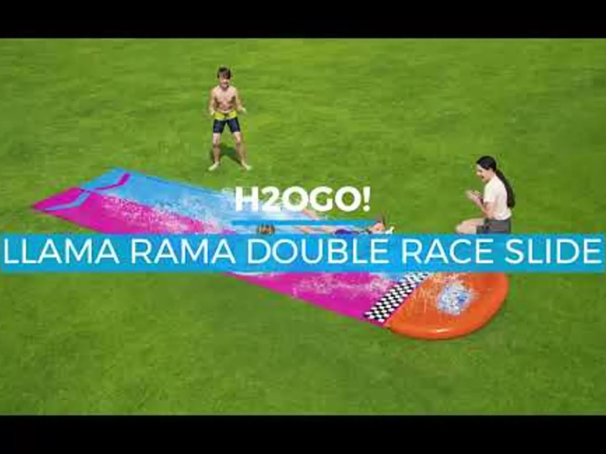 Bestway Water Slides<H2Ogo! Llama Rama Double Race Water Slide 16'