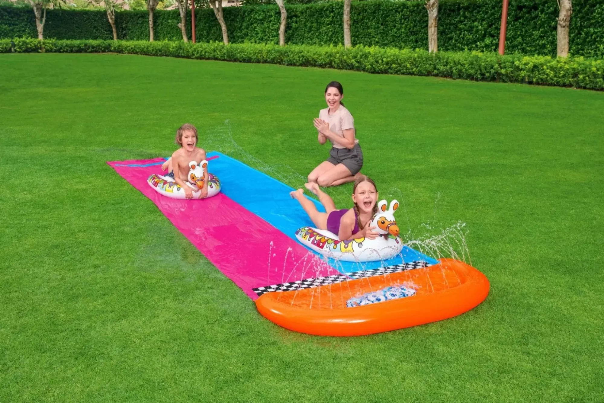 Bestway Water Slides<H2Ogo! Llama Rama Double Race Water Slide 16'