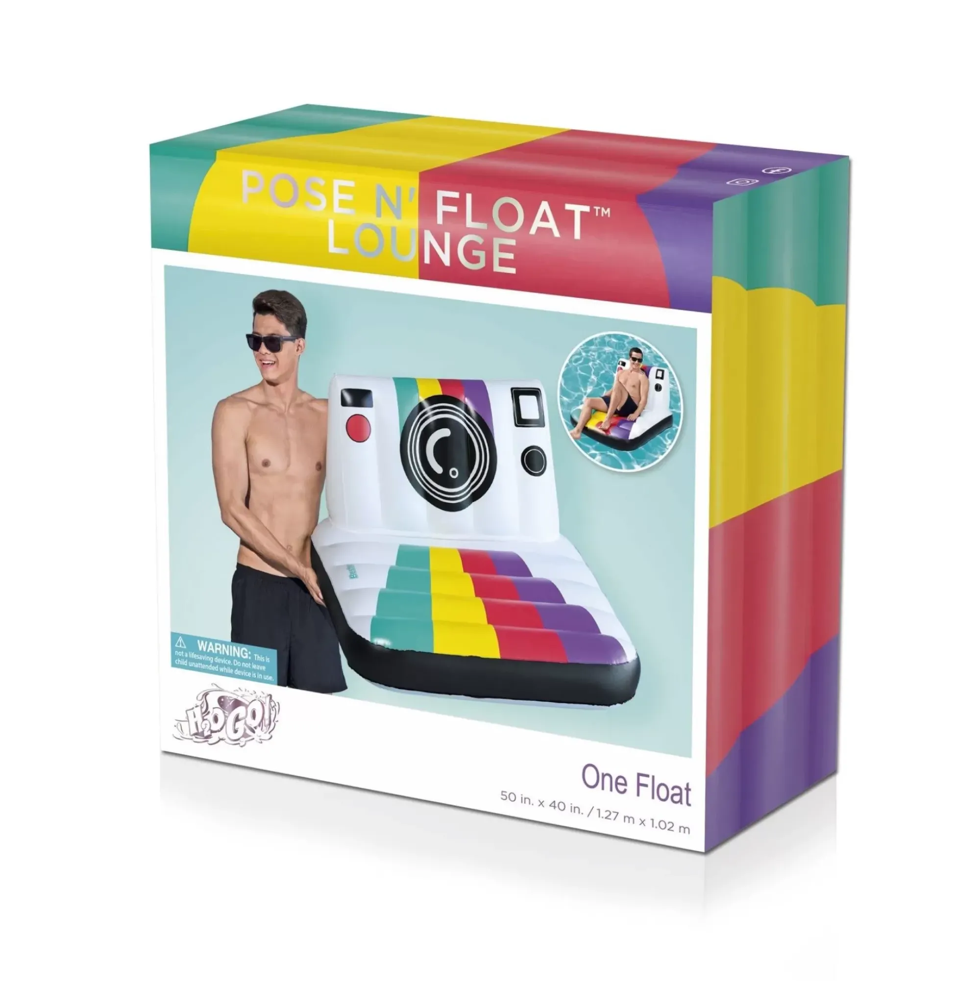 Bestway Pool Floats<H2Ogo! Pose 'N Float Pool Lounge