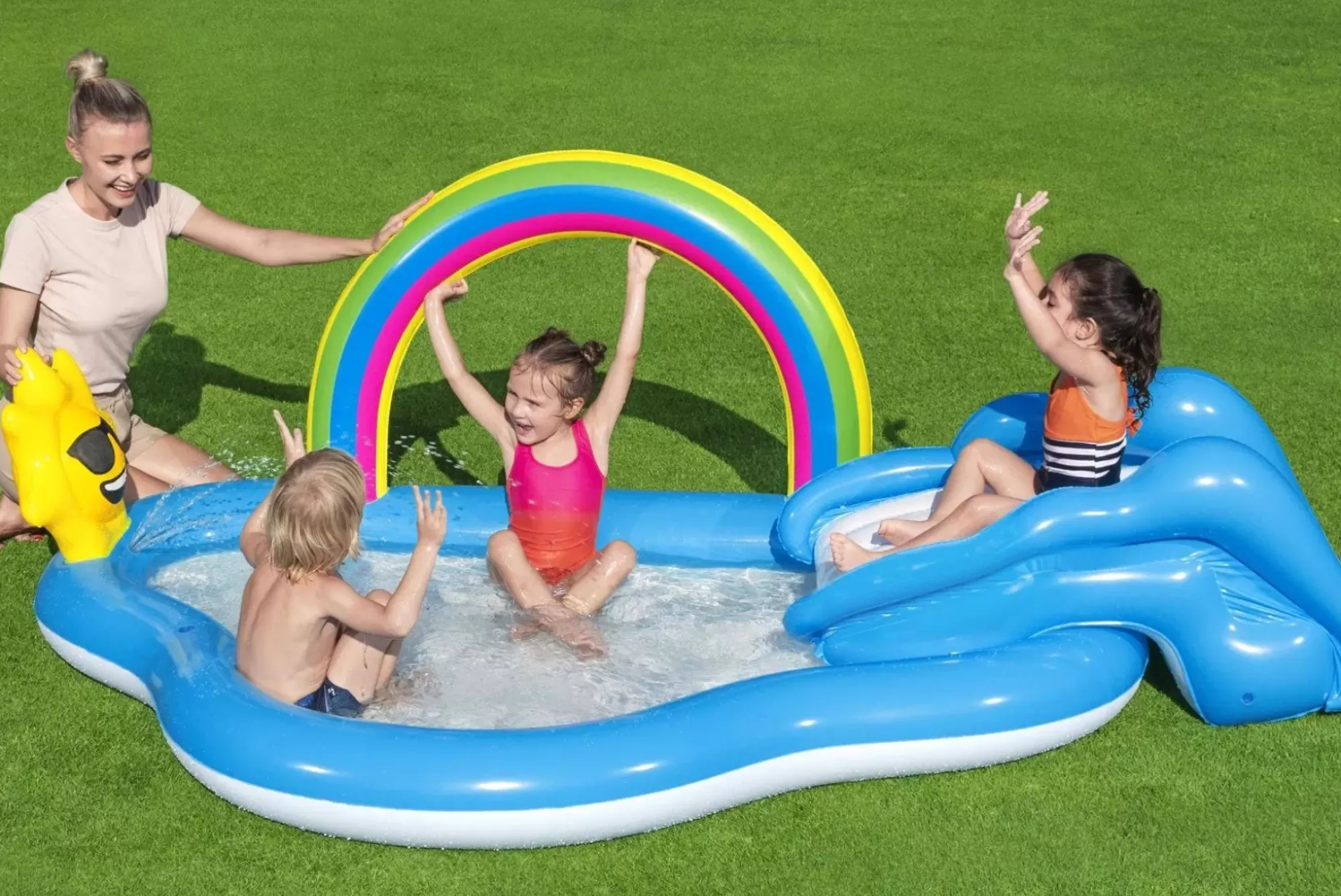 Bestway Play Centers<H2Ogo! Rainbow 'N Shine Play Pool Center