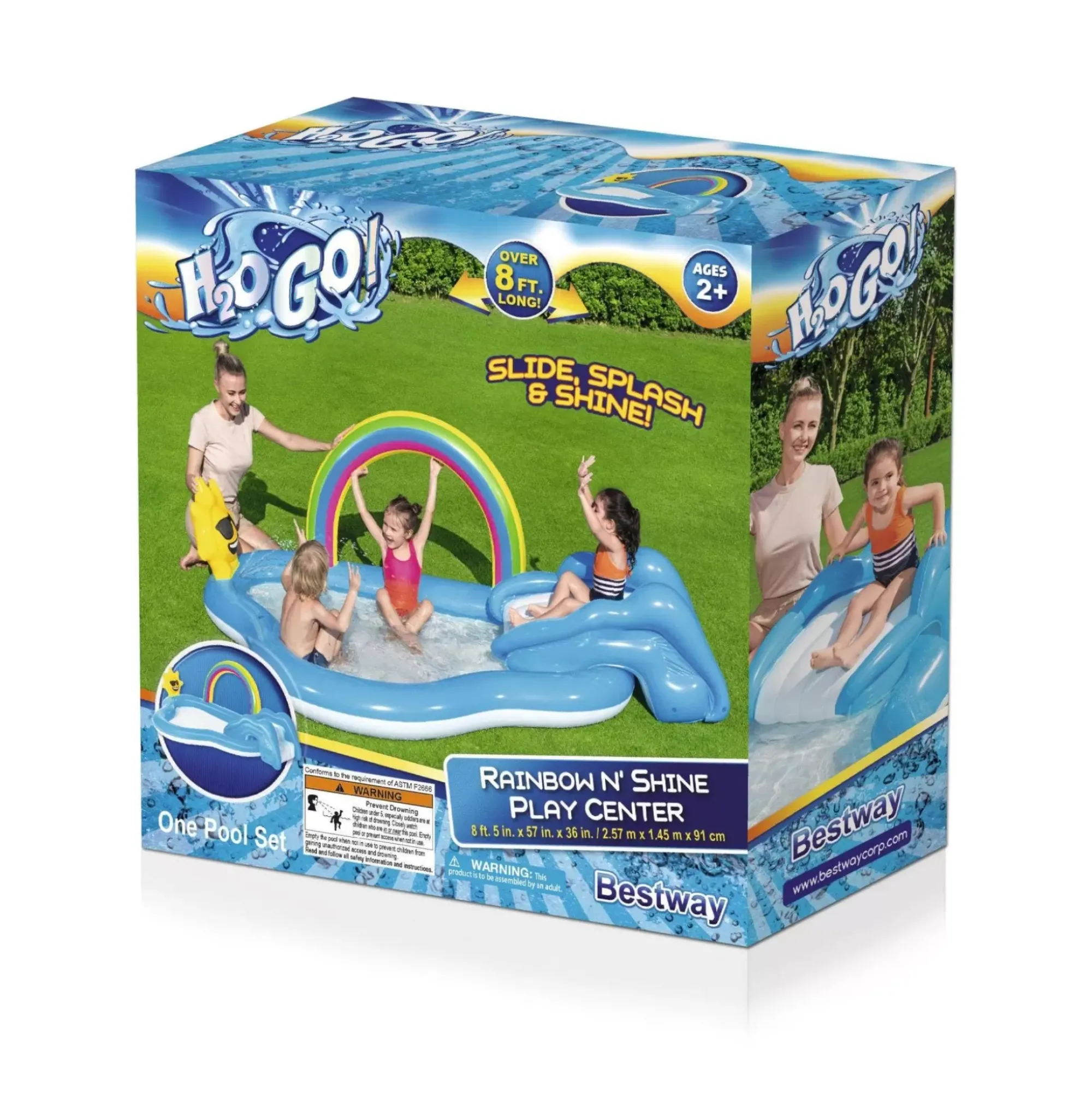Bestway Play Centers<H2Ogo! Rainbow 'N Shine Play Pool Center
