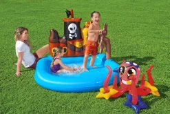 Bestway Kiddie Pools<H2Ogo! Ships Ahoy Inflatable Kids Water Play Center
